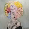 ⁦תסרוקת פרחים⁩ – תמונה ⁦2⁩