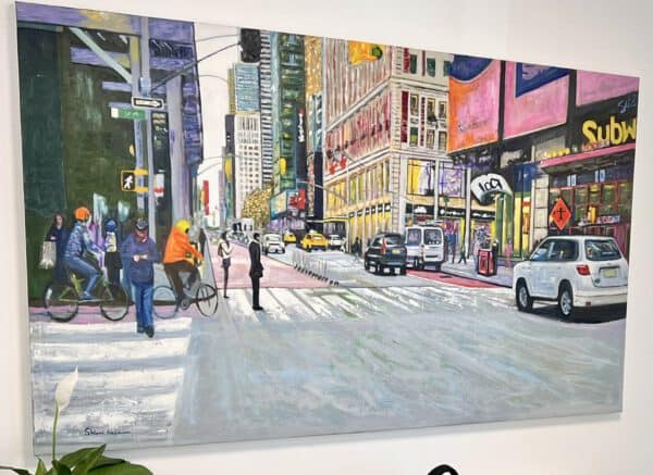 ⁦new york day ציור מקורי⁩ – תמונה ⁦4⁩